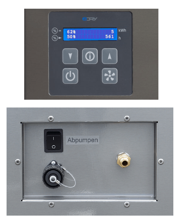 AD810 dehumidication unit pump kit and control panel